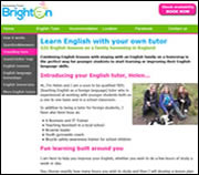 Brighton Homestay Tutor website - one of the websites in our education portfolio