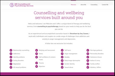 Malcom Bateup Counselling in Shoreham by Sea Sussex